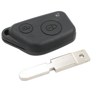 Étui de remplacement pour télécommande à 2 boutons pour <span class=keywords><strong>PEUGEOT</strong></span> <span class=keywords><strong>406</strong></span> 306 Fob lame de <span class=keywords><strong>clé</strong></span> non coupée - Product Image 3