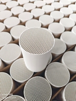 Barra in Ceramica di Mullite per Substrato Catalitico / Supporto Catalitico per Ossidazione VOC / Parti Ceramiche Industriali per Inceneritori RTO e Saldatura