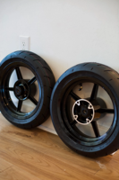 Nuevo juego de llantas todoterreno Kenda Curve de 12 pulgadas para motocicletas eléctricas Tuttio/Yozma, piezas de reacondicionamiento/actualización, listo para enviar