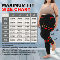 Collants de compression médicale 15-20 mmHg unisexe à bout ouvert, compression graduée, soutien taille haute