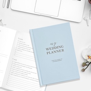 Agenda per Pianificazione Matrimonio con Logo in Lamina d'Oro, Copertina Floreale Personalizzata, Quaderno <span class=keywords><strong>Organizzatore</strong></span> per Pianificazione Nozze - Product Image 2