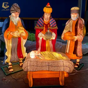 Sự ra đời của Jesus Christ hình lễ hội đèn lồng ccfl54 nhân vật chủ đề tùy chỉnh đèn lồng lụa