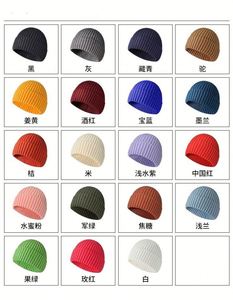 Hot Selling Knitted Beanie Cap High Quality Women Men Winter Casual Dress Warm Cuffed Beanie <b>Hats</b> With Custom Logo - Product Image 2