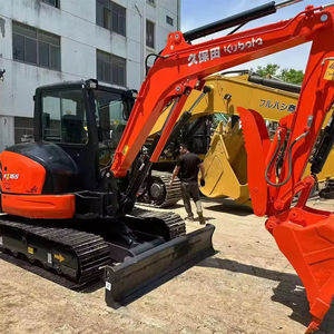 Originele Japanse <span class=keywords><strong>4t</strong></span> 6t 6,5t Kubota minigraver, tweedehands Kubota Kx165 Kx175 Kx185 Kx155 graafmachine, Kubota tractor met bulldozer - Product Image 4