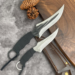 <span class=keywords><strong>Couteau</strong></span> droit portatif de forgeage de fruits pointus de dureté élevée d'extérieur Camping Double <span class=keywords><strong>couteau</strong></span> droit - Product Image 2