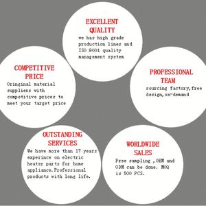 Réchauffeur de bande de mica avec le réchauffeur d'anneau de mica de bande de chauffage de résistance à hautes températures pour le distributeur d'eau - Product Image 6