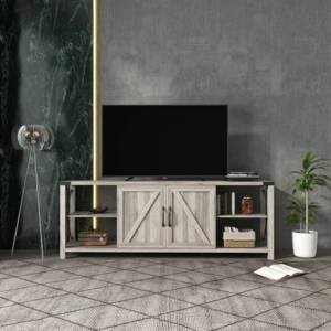 Mesa de centro de madera de cristal para sala de estar, muebles, mesa auxiliar de forma cuadrada, armario de TV, mesa de centro de almacenamiento, consola de TV - Product Image 3