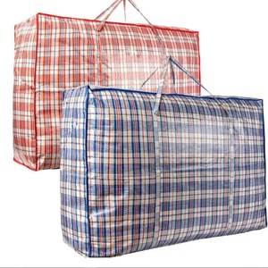 Heavy Duty Plastic Woven Carry Bag Handles Storage Bags for Moving