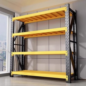 Étagère métallique à 4 niveaux sans boulons personnalisable - Product Image 1