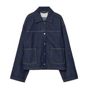 Chaqueta Vaquera Casual de Moda, Nueva Llegada, con Logotipo Personalizado, Chaqueta Vaquera Azul de Alta Calidad para Hombre - Product Image 6