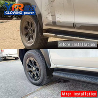 Garde-boue larges tout-terrain robustes en TPE noir mat pour Hilux Revo 2024-2026 4x4, modification extérieure, 4 pièces à fixer par boulons