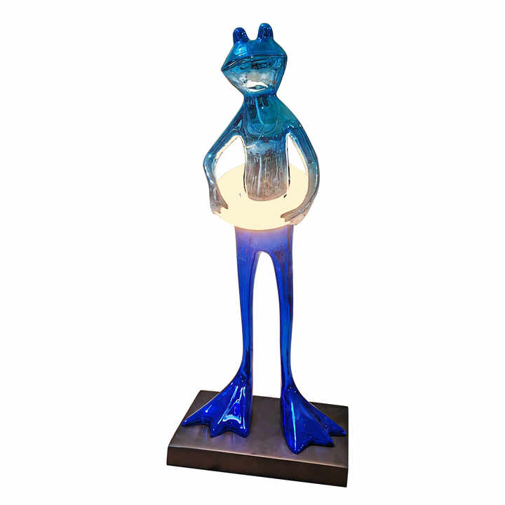 Plating Frog Pop Art Sculpture Frog Statue Fiberglass Frog Plating Can Be Customized ...