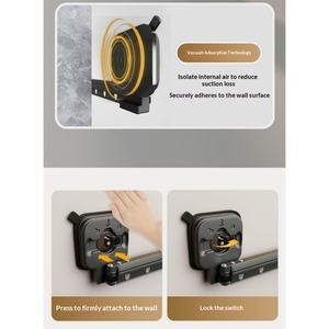 Barra Retráctil para Cortina de Ducha con Ventosas, Impermeable, Juego de Cortinas Divisorias para Baño - Product Image 4