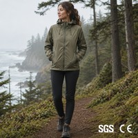 Veste coupe-vent légère à capuche pour femme, personnalisable avec logo, pliable, marque privée, style Pacific Coast Trail, OEM, tailles S-5XL