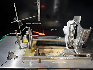 Iec60695 Glow dây dễ cháy cháy Tester nút loại nhựa Glow Dây Đốt kháng thử nghiệm máy - Product Image 4