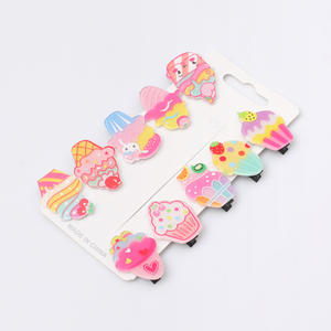 Lindos pasadores de pelo de corazón Ins Sweet Girl, pinzas de pico de pato y pasadores de pelo con lazo para estudiantes para Primavera Verano, accesorios para el cabello de dibujos animados - Product Image 6