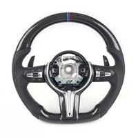 Volant de voiture en fibre de carbone avec marqueur couleur M pour BMW F01 F06 F10 F11 F20 F21, modification 2007-2025