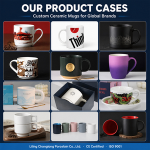 Vente en gros de tasses à café en céramique et en porcelaine personnalisées, couleur mate, impression de logo sur tasse - Product Image 4