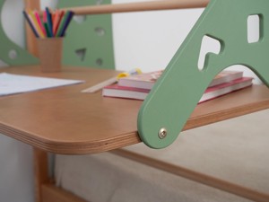 Marco de cama doble multifuncional con almacenamiento, escritorio y parque infantil interior-Cama Montessori para niños pequeños con gimnasio de jungla para niños - Product Image 5