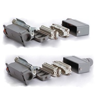 Connecteur Rectangulaire Étanche BYLJQ IP65 HE-018 HE-024, Prise Mâle-Femelle Robuste pour Environnement Vibratoire