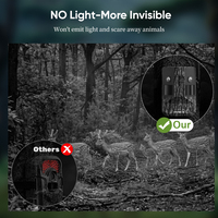Caméra de chasse solaire 4G LS VISION 6MP à double objectif avec détection de mouvement IA 180° °   Vision nocturne à large champ de vision IP66