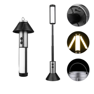 ไฟฉาย LED อเนกประสงค์สำหรับใช้งานกลางแจ้ง ชาร์จไฟได้ พกพาสะดวก ใช้เป็นโคมไฟสำหรับเต็นท์ พร้อมขาตั้งแบบยืดหดได้ มาตรฐาน IP สำหรับสร้างบรรยากาศ - Product Image 4