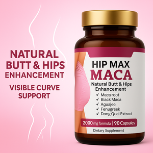 女性のためのOEM Aguaje Macaカプセル | ヒップ & バット強化ピル | ナチュラルボディカーブ & ビューティーサプリメント - Product Image 3