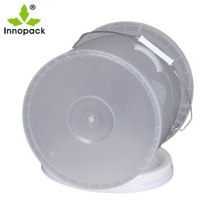 Seau chimique Seau à peinture Matière plastique 12L Seau de stockage multifonctionnel Seau en plastique 12KG avec couvercle - Product Image 6