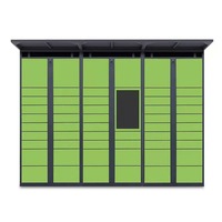 Casier de livraison de colis multifonctionnel intelligent Gracewise avec serrure électronique en libre-service, design moderne, stockage de colis en extérieur