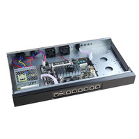 Hardware para Rack, Servidor Doméstico X86, 6 Puertos Gigabit LAN, 6*Rj45 Gbe LAN, Pfsense, Opnsense, J6412, Mini PC Industrial sin Ventilador, Firewall