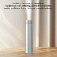 Diffuseur d'huiles essentielles personnalisé avec minuterie, électrique, contrôlé par application, rechargeable par Type-C, charge sans fil, capacité de 120 ml, 1 an de garantie