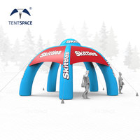 Tente gonflable à 5 pieds imperméable et coupe-vent avec logo personnalisé pour les sites de camping et les organisateurs d'événements - Affichages promotionnels de la marque