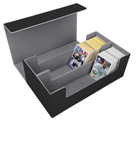 Boîte de rangement MIO P-S-A 35PT+ en PU pour cartes à collectionner K-Pop et briques de jeu de société (Échecs)