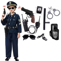 Costume de Carrière pour Enfants : Tenue Professionnelle de Bureau, Uniforme Senior Bleu avec Accessoires pour Garçons et Filles