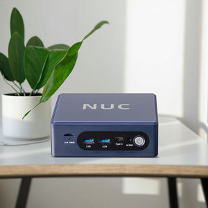 Nouveau mini <span class=keywords><strong>PC</strong></span> NUC N100 <span class=keywords><strong>Windows</strong></span> <span class=keywords><strong>10</strong></span> Intel Celeron DDR4 8 Go <span class=keywords><strong>de</strong></span> RAM SSD+HDD Ordinateur <span class=keywords><strong>de</strong></span> <span class=keywords><strong>bureau</strong></span> portable pour les entreprises Prises US/CN - Product Image 3