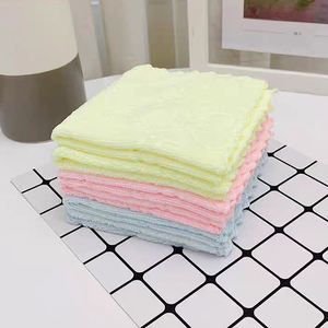 ओएम अनुकूलित 25x25 सेमी माइक्रोफाइबर रसोई तौलिया उभरा त्वरित-सूखा और पोर्टेबल कारखाना अवशोषण - Product Image 2