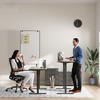 Bureau debout électrique à moteur unique, réglable en hauteur, prix de gros, bureau intelligent de luxe à levage électrique