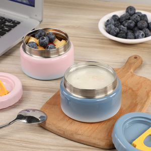 Aohea Contenant à déjeuner sous vide en acier inoxydable 18/8 à double paroi <span class=keywords><strong>Thermos</strong></span> isolé <span class=keywords><strong>pour</strong></span> aliments chauds soupe <span class=keywords><strong>pour</strong></span> les <span class=keywords><strong>repas</strong></span> - Product Image 2