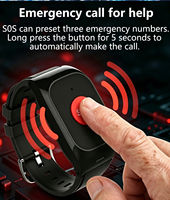 Montre GPS 4G pour personnes âgées, bouton SOS, appel bidirectionnel, étanche IP67, longue durée de vie de la batterie, facile à utiliser