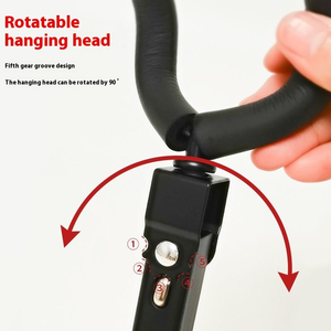 Percha de guitarra montada en la pared de metal de salida de fábrica con gancho largo y ranura para tarjeta de línea de música accesorios para <span class=keywords><strong>instrumentos</strong></span> <span class=keywords><strong>musicales</strong></span> - Product Image 5