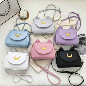 <span class=keywords><strong>Borse</strong></span> Moon <span class=keywords><strong>Luna</strong></span> Cat in PU, Borsa Sailor Moon per Cosplay, Borsa a Mano e a Tracolla per Ragazze e Donne - Product Image 4
