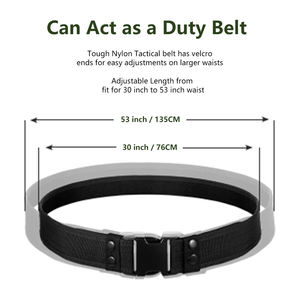 กระเป๋าคาดเอวไนลอน <span class=keywords><strong>7</strong></span> in 1 สำหรับงานยุทธวิธี อุปกรณ์รักษาความปลอดภัย อุปกรณ์กลางแจ้ง ซองปืน อุปกรณ์ป้องกันตัว - Product Image 5