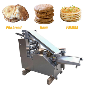Fully Automatic Arabic Pita Bread <strong>Naan</strong> Flat Bread <strong>Machine</strong> 220V Roti Maker Chapati Paratha with Motor Tortilla Production Line - Product Image 1