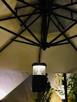 Lanterne de camping rechargeable avec haut-parleur sans fil AirPlay, lumière LED RGB et son surround pour utilisation en extérieur et en intérieur - Cadeau de voyage