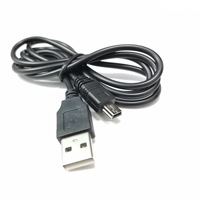 Câble de chargeur USB mini WEIAI 1m pour manette PS3, câble de chargeur PSP mini 5P