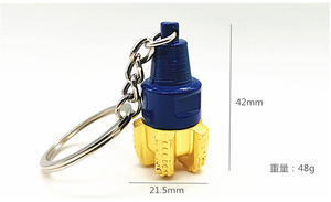 Oilfield Triangle <strong>Bit</strong> Pendant Oilfield <strong>Keychain</strong> Men's <strong>Drill</strong> Keyring Pendant Metallic Birthday Anniversary Christmas Boyfriend - Product Image 5
