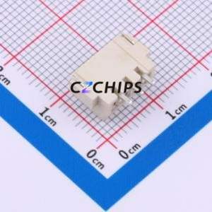 HCZZ0021-3 Wire-to-Board Pin Header SMD,P=2.54mm,Horizontal Mount Connector 1x3P 2.5mm Horizontal Mount XH - Product Image 2