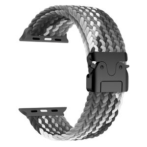 Bracelet de montre sport en nylon léger et doux pour la peau, matériau premium CM, pour <span class=keywords><strong>Apple</strong></span> <span class=keywords><strong>Watch</strong></span> 49 <span class=keywords><strong>mm</strong></span>, 46 <span class=keywords><strong>mm</strong></span>, 45 <span class=keywords><strong>mm</strong></span>, 44 <span class=keywords><strong>mm</strong></span>, 41 <span class=keywords><strong>mm</strong></span>, 40 <span class=keywords><strong>mm</strong></span> - Product Image 2