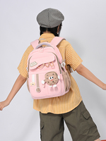 Sacs à dos de dessin animé adorables pour filles, grande capacité, sacs à livres pour élèves du primaire, cartable imperméable, Mochilas