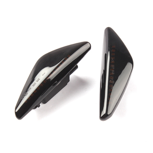 Clignotants latéraux dynamiques Autodragons - Feux de position latéraux LED à défilement ambre fumé pour E70 E71 X5 E72 X6 F25 X3 - Product Image 1